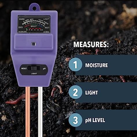 moisture and ph meter for worm|Worm Compost pH + Moisture Meter .